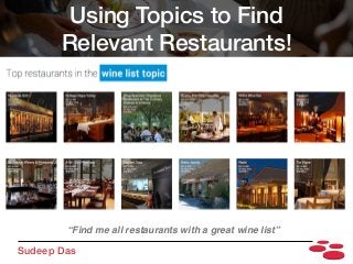 What are OpenTable Diners Talking About  Slide 22