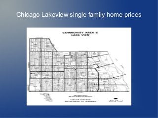 Chicago Lakeview single family home prices 
 