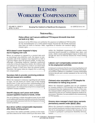 Illinois Workers' Compensation Bulletin 4/10/13