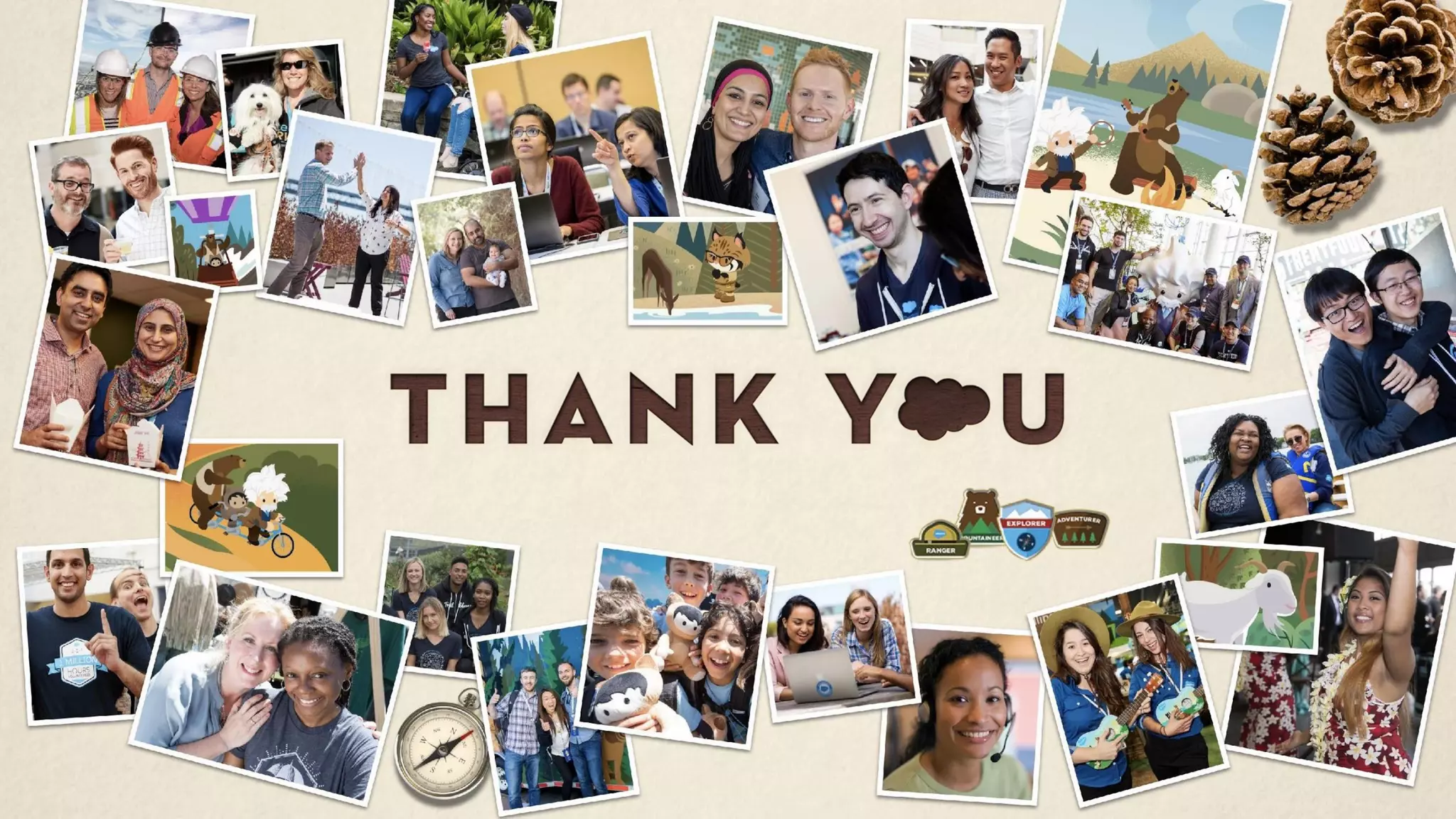 Basic Mountain Footer
First level text is set at twenty point Salesforce Sans and does not have a bullet
• Second level is eighteen point Salesforce Sans
First level text is set at twenty point Salesforce Sans and does not have a bullet
• Second level is eighteen point Salesforce Sans
Subtitle placeholder
 