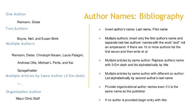 Chicago Citation Formatting