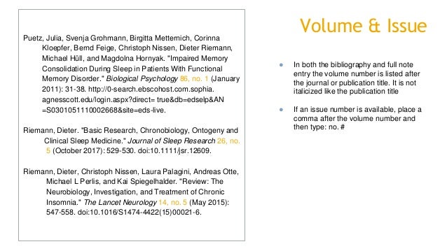 Chicago Citation Formatting