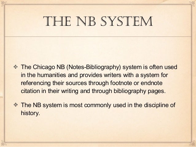 Academic writing the notation system footnotes and endnotes