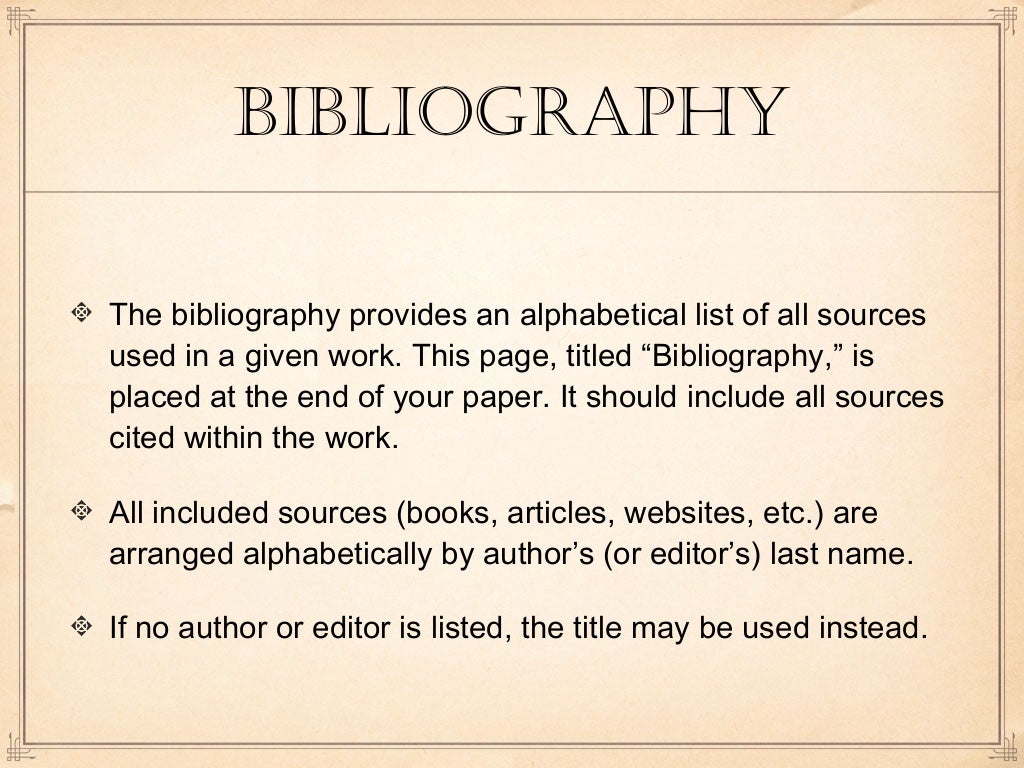 Chicago style overview