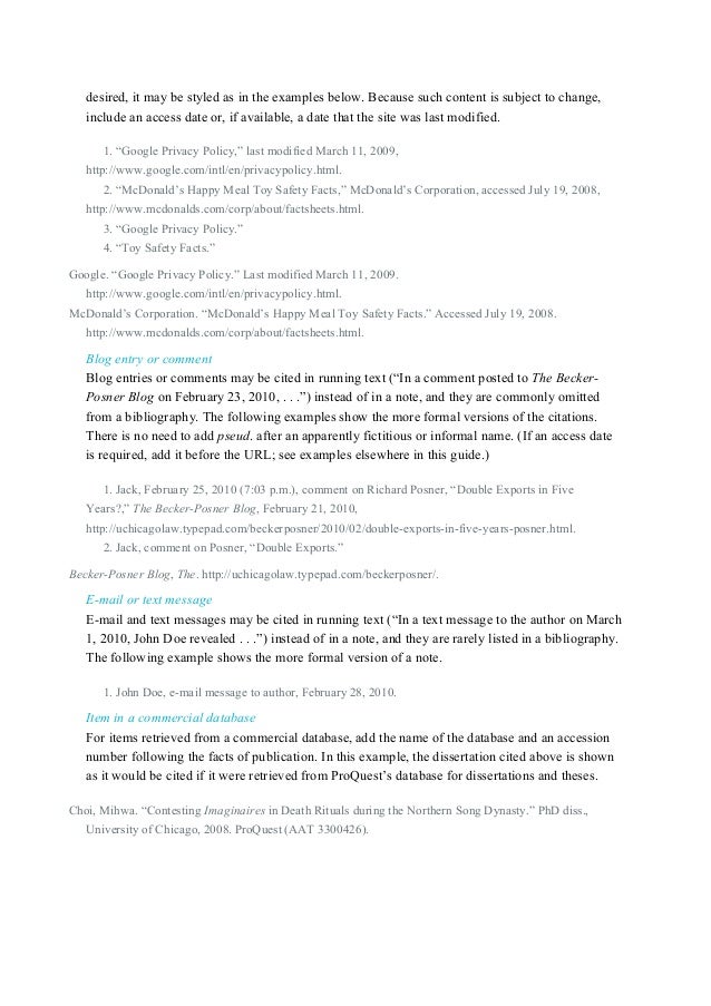 😍 Chicago style footnotes sample. Style Guide for Chicago
