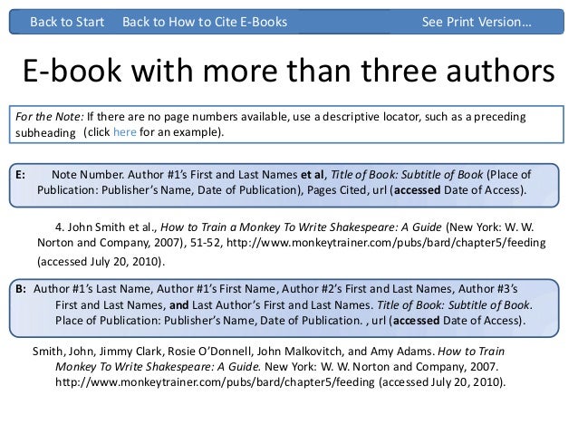 how to write a bibliography with more than three authors