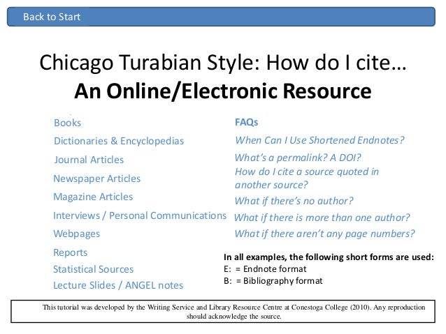 How to write endnotes in turabian