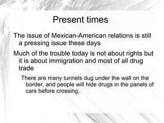 Students were also suffering lots of discrimination besides having few rights, which it created tension. 