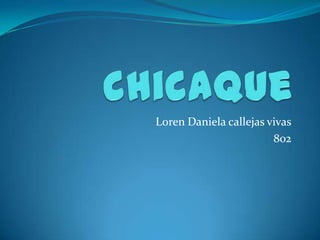 chicaque Loren Daniela callejas vivas 802 