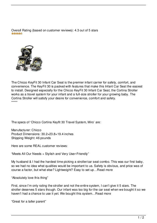 chicco cortina keyfit 30 travel system