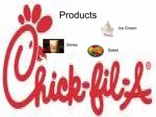 Products Drinks Ice Cream Salad 