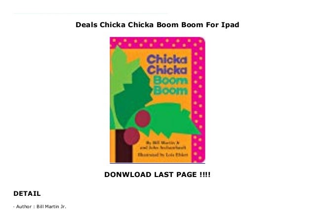 Deals Chicka Chicka Boom Boom For Ipad Deals Chicka Chicka Boom Boom For Ipad