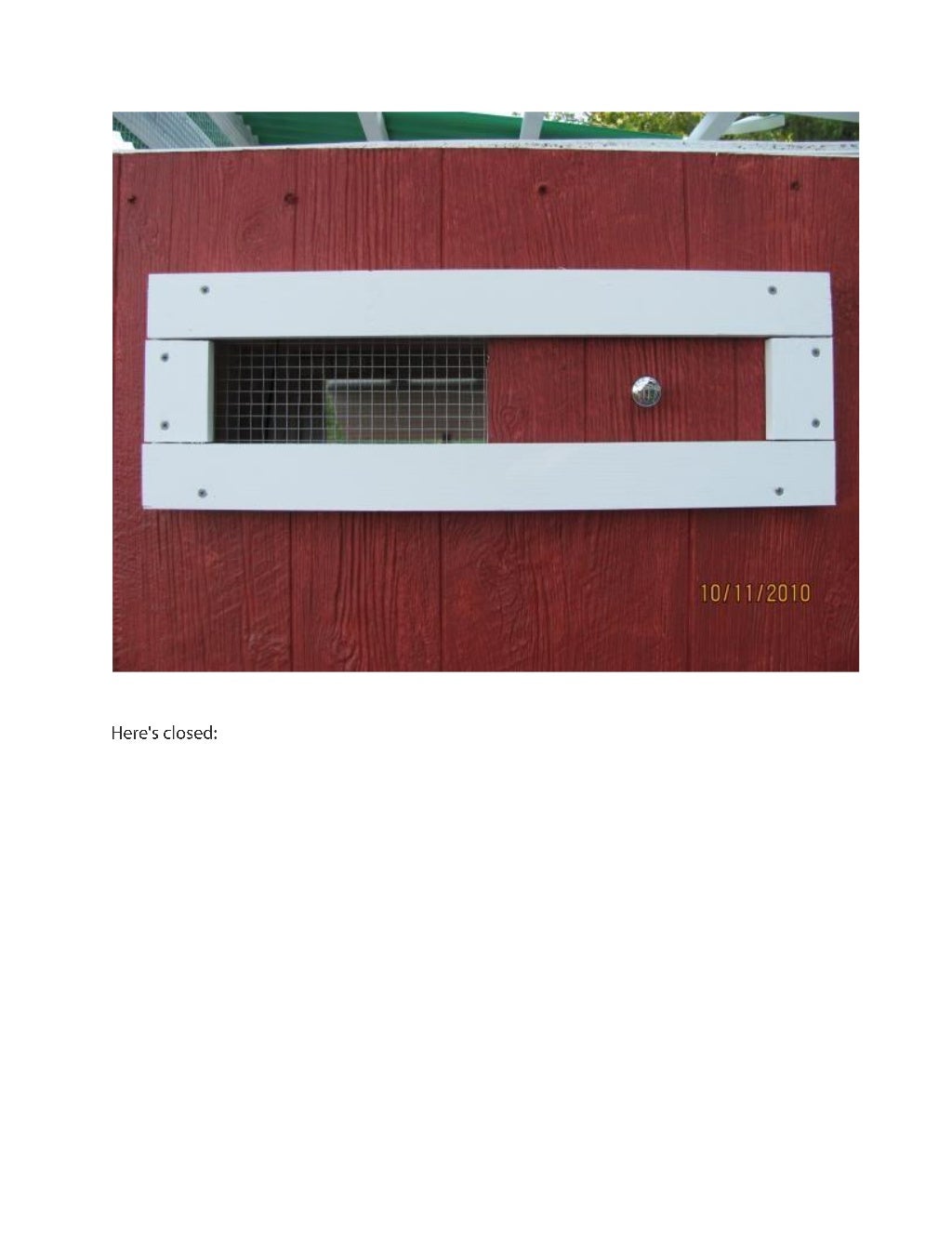  Chicken coop Design