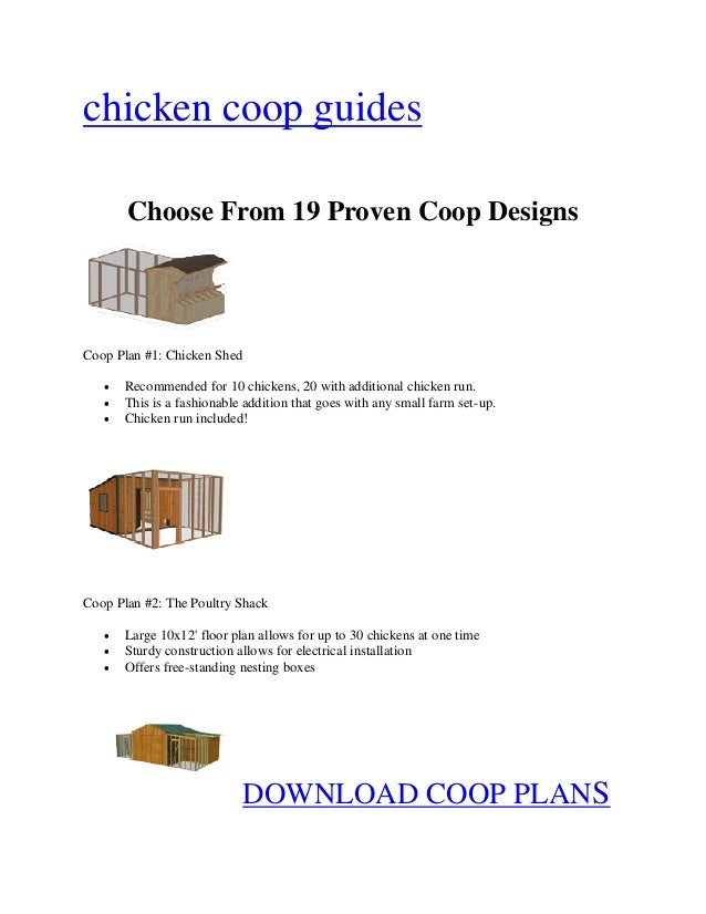 Chicken coop guides