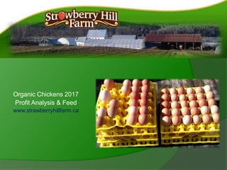 Organic Chickens 2017
Profit Analysis & Feed
www.strawberryhillfarm.ca
 