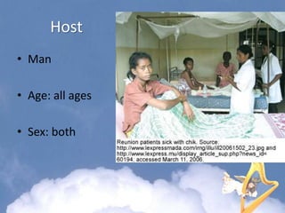 Host
• Man
• Age: all ages
• Sex: both
 