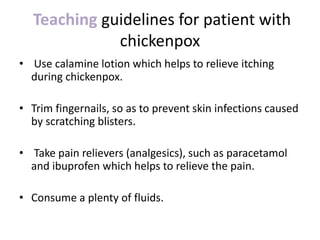 COMMUNICABLE DISESE, CHICKEN POX ADULT HEALTH NURSING PPT | PPTX