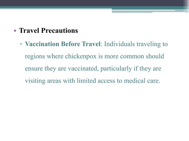 CHICKENPOX.pptx | Infectious Diseases | Diseases and Conditions