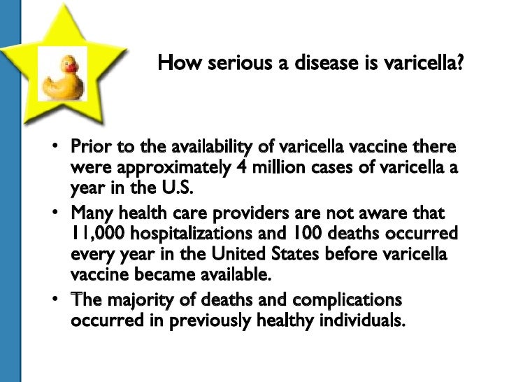 Varicella infection control picture