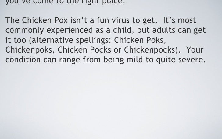 adult chickenpocks adult chickenpocks