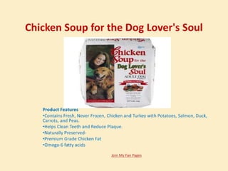 Chicken soup for the dog lover's soul