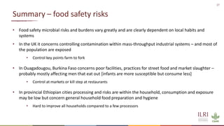The many roads from farm to fork: Contrasting chicken systems and safety in Burkina Faso, Ethiopia and the UK