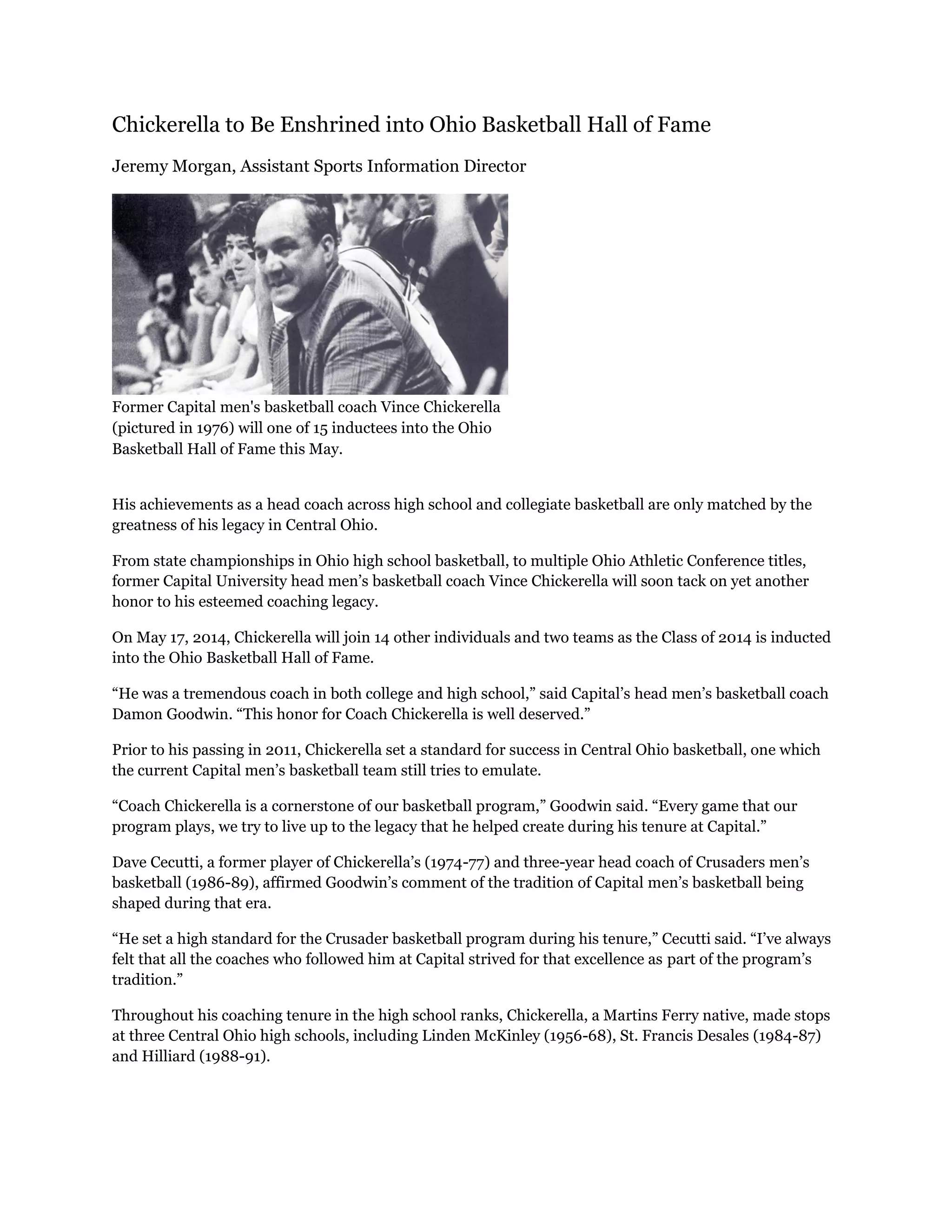 Chickerella hof article PDF