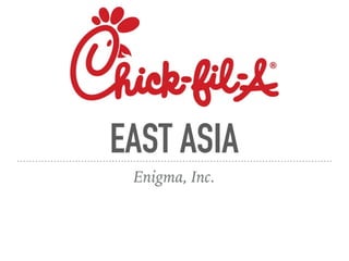 EAST ASIA
Enigma, Inc.
 