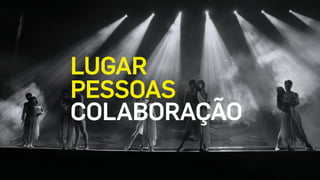 COLABORAÇÃO
PESSOAS
LUGAR
 