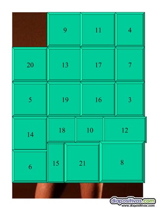 9 11 4 20 13 17 5 19 16 14 18 10 6 15 21 7 3 12 8 