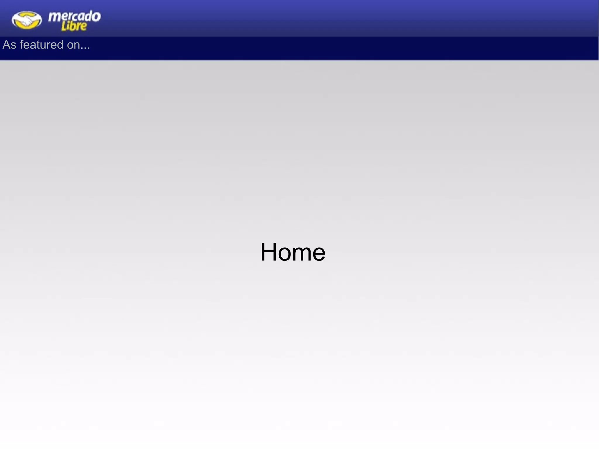 As featured on... Home 