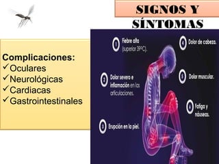 SIGNOS Y
SÍNTOMAS
Complicaciones:
Oculares
Neurológicas
Cardiacas
Gastrointestinales
 