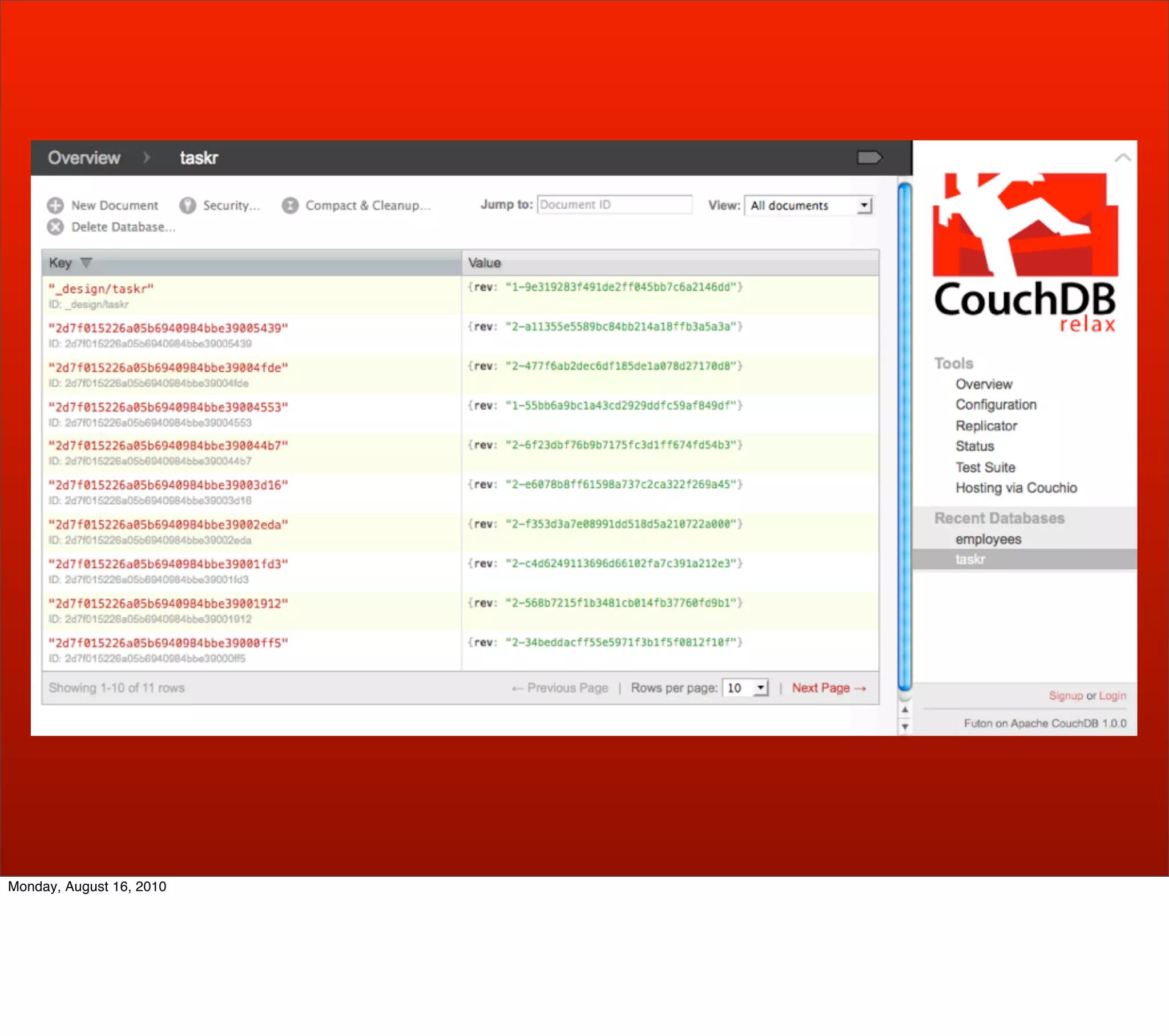 Monday, August 16, 2010
 