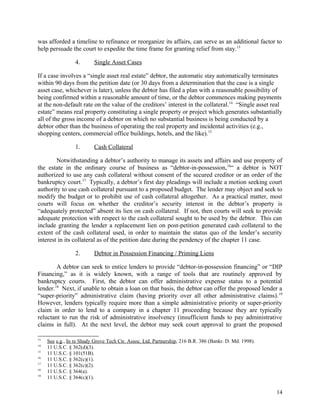 Commercial Real Estate Loan Workouts- A Basic Overview | DOC