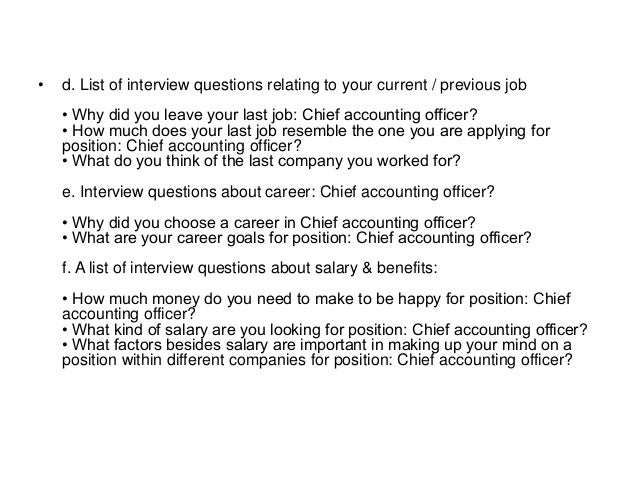 interview questions accountant