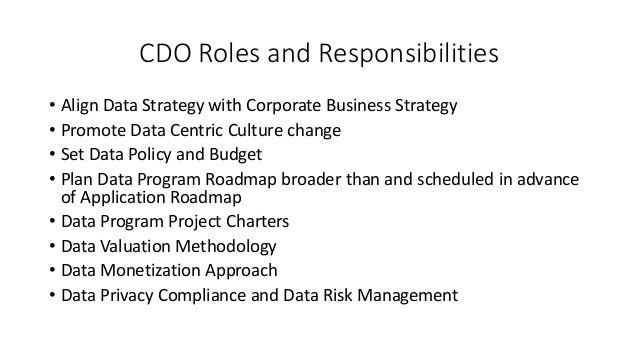 Cdo Org Chart Cdo Roles And Responsibilities – XPZTMW