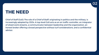 Use case for the Position of Chief of Staff | PDF