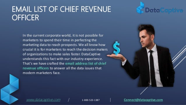 Chief revenue officer email list