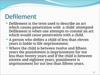 Defilement Color CHIEFS GBV PRESENTATION (biological attributes of a male or female ...