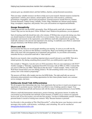 Business is Personal - Build Rapport with Small Talk | PDF | Business ...