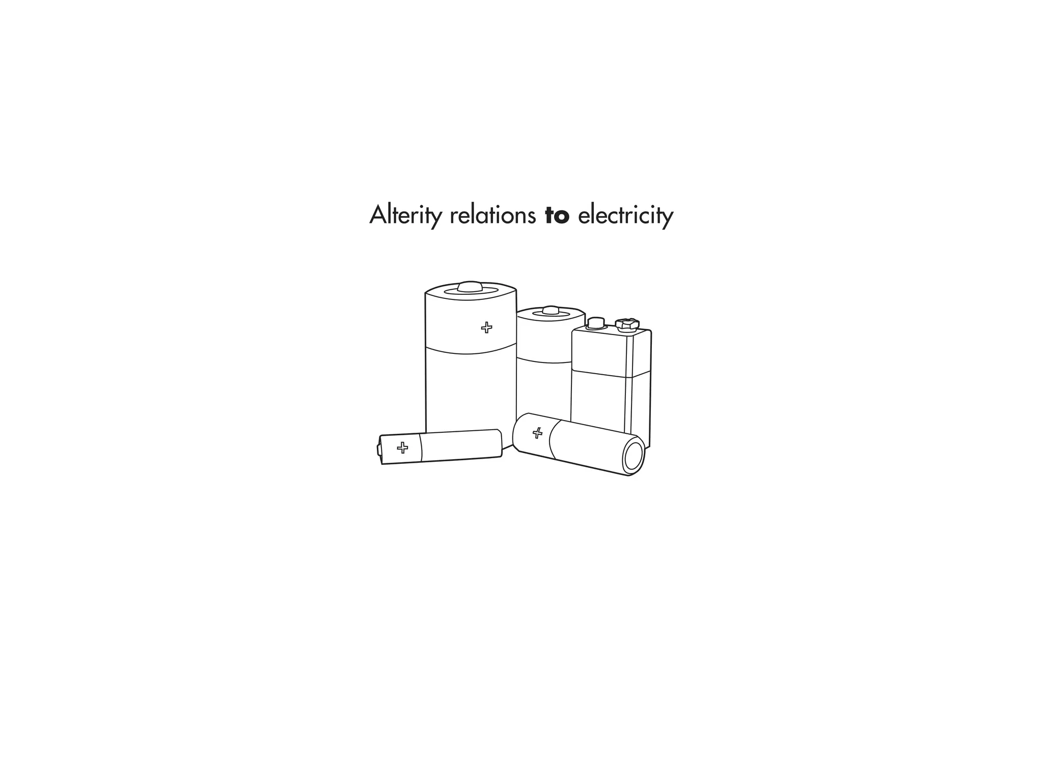 Alterity relations to electricity
 