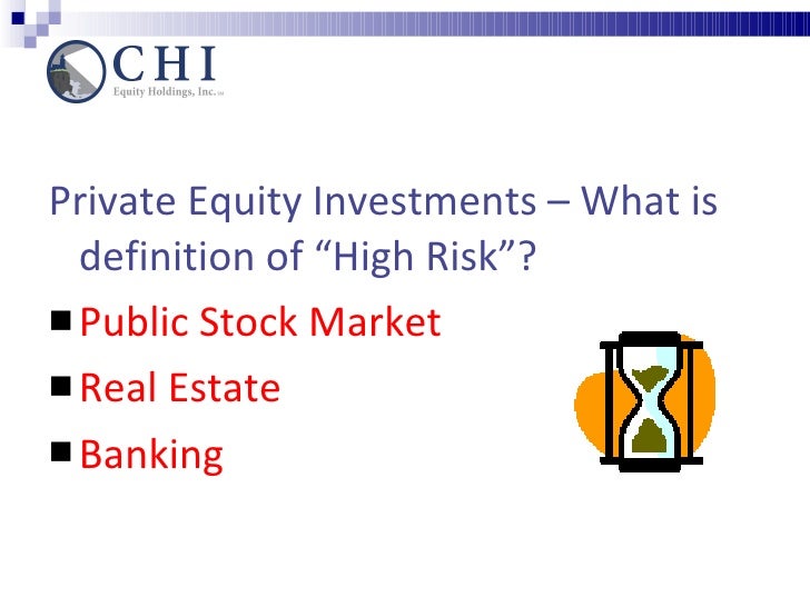 Intro to CHI Equity Holdings and Private Equity Market Overview