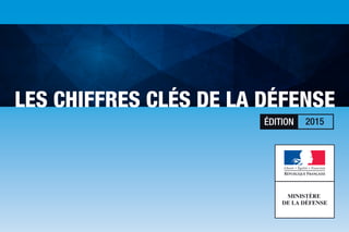 ÉDITION 2015
LES CHIFFRES CLÉS DE LA DÉFENSE
 