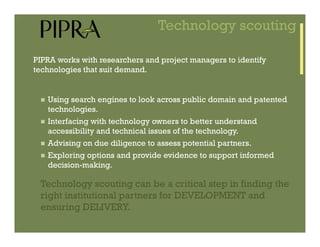 IP Management Strategies in Public Research Institutions