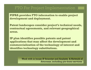 IP Management Strategies in Public Research Institutions