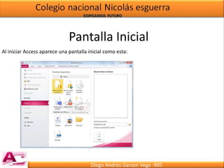 elementos basicos de access | PPTX
