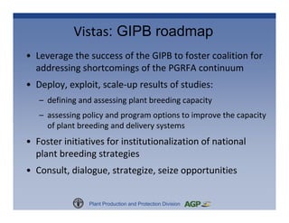 Plant Genetic Resources for Food and Agriculture: A Commons Perspective