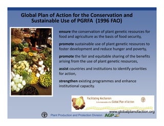 Plant Genetic Resources for Food and Agriculture: A Commons Perspective