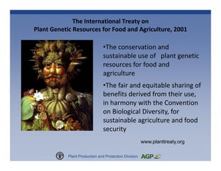 Plant Genetic Resources for Food and Agriculture: A Commons Perspective