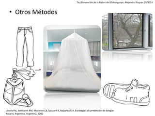 •Otros Métodos 
LiborioI M, TomisaniII AM, MoyanoII CB, SalazarII R, BalpardaII LR. Estrategias de prevención de dengue- R...